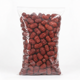 Seedless Red Dates in 1 kg clear PE bag
