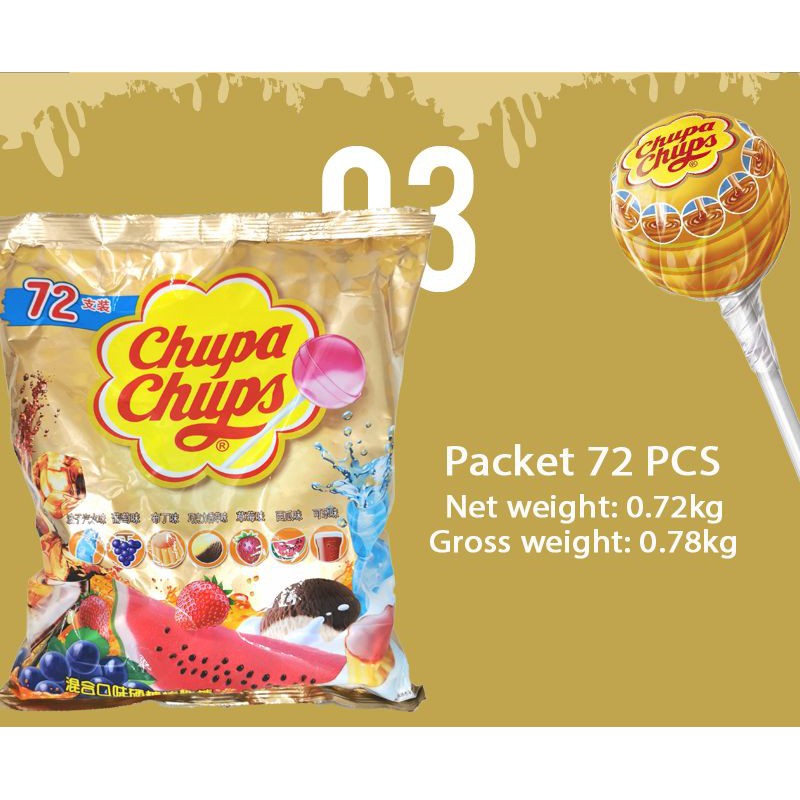 Chupa Chups 72pcs - 1 PKT